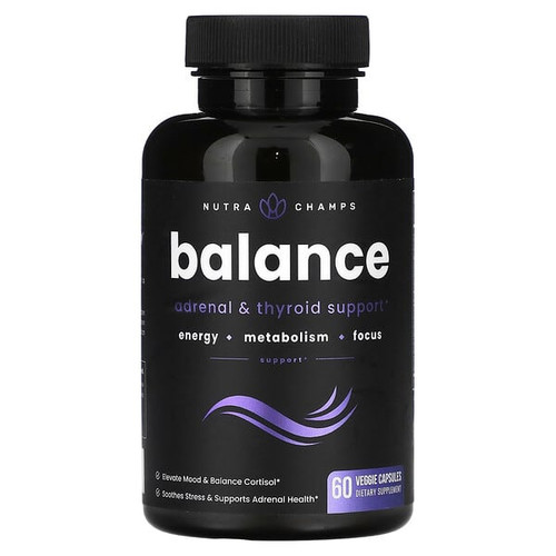 <img alt="NutraChamps, Balance, 60 Veggie Capsules" title="NutraChamps, Balance, 60 Veggie Capsules,621983999657"