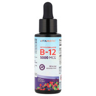 <img alt="Vitamatic, Methylcobalamin B12, Natural Berry, 5,000 mcg, 2 fl oz (59 ml)" title="Vitamatic, Methylcobalamin B12, Natural Berry, 5,000 mcg, 2 fl oz (59 ml),810078473220"