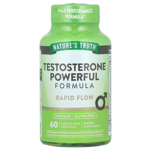 <img alt="Natures Truth, Testosterone Powerful Formula, 60 Liquid Max Softgels" title="Natures Truth, Testosterone Powerful Formula, 60 Liquid Max Softgels,840093115461"