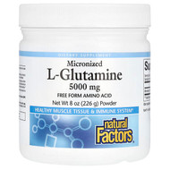 <img alt="Natural Factors, Micronized L-Glutamine Powder, 8 oz (226 g)" title="Natural Factors, Micronized L-Glutamine Powder, 8 oz (226 g),068958028040"