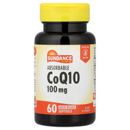 <img alt="Sundance Vitamins, Absorbable CoQ10, 100 mg, 60 Quick Release Softgels" title="Sundance Vitamins, Absorbable CoQ10, 100 mg, 60 Quick Release Softgels,840093103086"