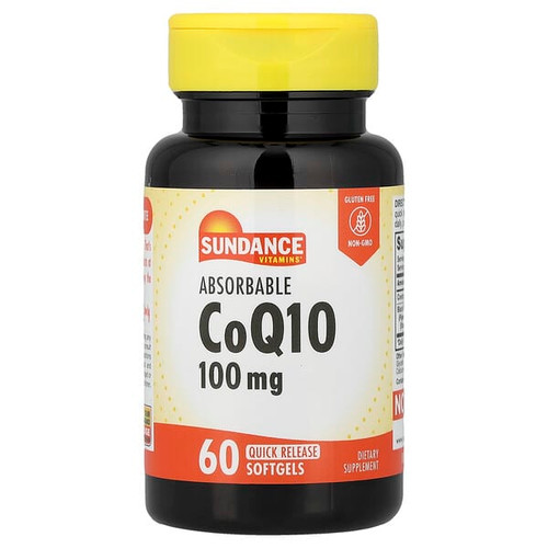 <img alt="Sundance Vitamins, Absorbable CoQ10, 100 mg, 60 Quick Release Softgels" title="Sundance Vitamins, Absorbable CoQ10, 100 mg, 60 Quick Release Softgels,840093103086"