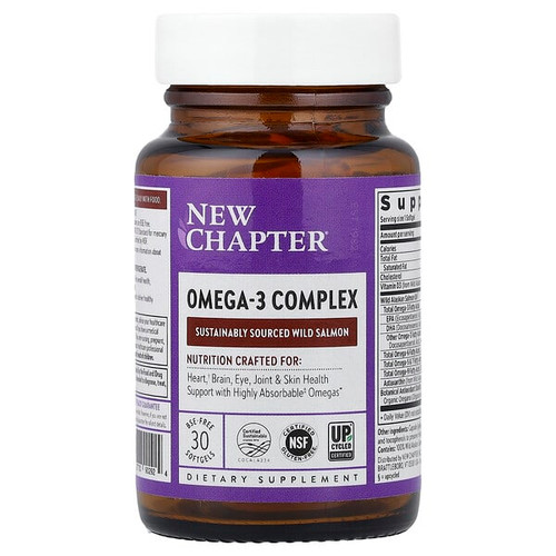<img alt="New Chapter, Omega-3 Complex, 30 BSE-Free Softgels" title="New Chapter, Omega-3 Complex, 30 BSE-Free Softgels,727783902924"