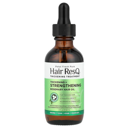 <img alt="Petal Fresh, Hair ResQ, Rosemary Hair Oil, Thickening + Strengthening, 2 fl oz (60 ml)" title="Petal Fresh, Hair ResQ, Rosemary Hair Oil, Thickening + Strengthening, 2 fl oz (60 ml),713708417079"