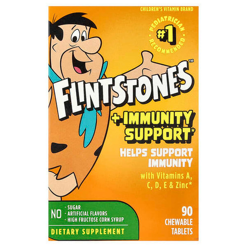 <img alt="Flintstones, Childrens Multivitamin, + Immunity Support, 90 Chewable Tablets" title="Flintstones, Childrens Multivitamin, + Immunity Support, 90 Chewable Tablets,016500599210"