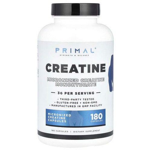 <img alt="PrePrimal, Creatine, 180 Capsules (0.75 g per Capsule)" title="PrePrimal, Creatine, 180 Capsules (0.75 g per Capsule),850050186045"