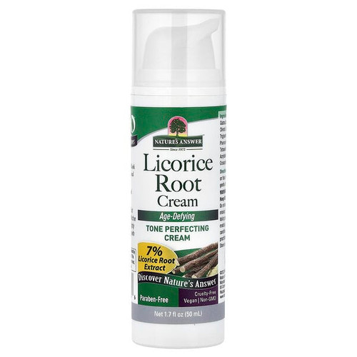 <img alt="Natures Answer, Licorice Root Cream, 1.7 fl oz (50 ml)" title="Natures Answer, Licorice Root Cream, 1.7 fl oz (50 ml),083000174506"