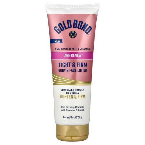 <img alt="Gold Bond, Age Renew, Tight & Firm, Body & Face Lotion, 8 oz (226 g)" title="Gold Bond, Age Renew, Tight & Firm, Body & Face Lotion, 8 oz (226 g),041167043806"