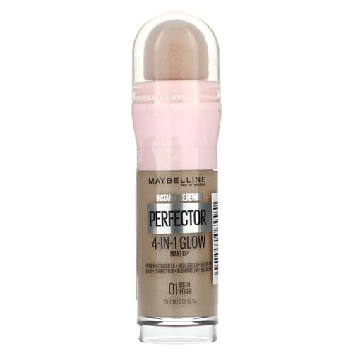 <img alt="Maybelline, Instant Age Rewind, Perfector 4-in-1 Glow Makeup, 01 Light, 0.68 fl oz (20 ml)" title="Maybelline, Instant Age Rewind, Perfector 4-in-1 Glow Makeup, 01 Light, 0.68 fl oz (20 ml),041554065589"