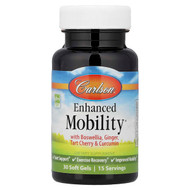 <img alt="Carlson, Enhanced Mobility, 30 Soft Gels" title="Carlson, Enhanced Mobility, 30 Soft Gels,088395469008"