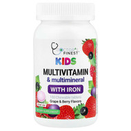 <img alt="Doctors Finest, Kids Multivitamin & Multimineral with Iron, Grape & Berry, 150 Chewable Tablets" title="Doctors Finest, Kids Multivitamin & Multimineral with Iron, Grape & Berry, 150 Chewable Tablets,856023007713"
