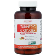 <img alt="Healths Harmony, Turmeric & Ginger, 90 Capsules" title="Healths Harmony, Turmeric & Ginger, 90 Capsules,646648875671"