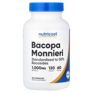 <img alt="Nutricost, Bacopa Monnieri, 120 Capsules (500 mg per Capsule)" title="Nutricost, Bacopa Monnieri, 120 Capsules (500 mg per Capsule),810014673288"