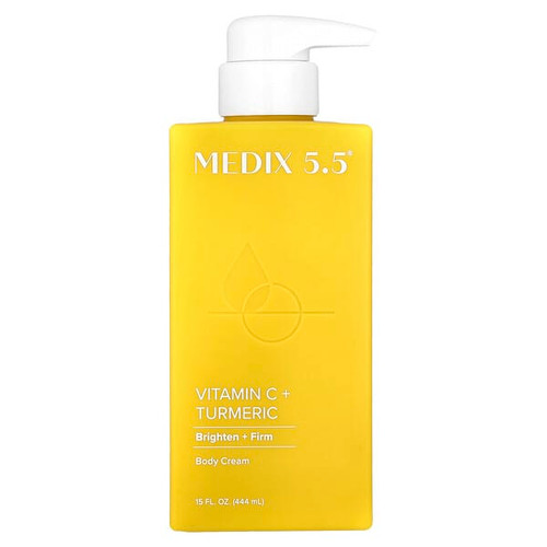 <img alt="Medix 5.5, Body Cream, Vitamin C + Turmeric, 15 fl oz (444 ml)" title="Medix 5.5, Body Cream, Vitamin C + Turmeric, 15 fl oz (444 ml),810400030527"