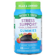 <img alt="Natures Truth, Stress Support + GABA, L-Theanine, Lemon & Strawberry, 48 Gummies" title="Natures Truth, Stress Support + GABA, L-Theanine, Lemon & Strawberry, 48 Gummies,840093114457"