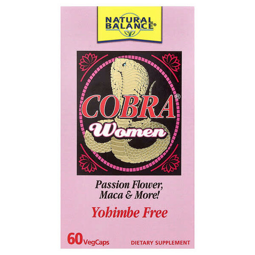 <img alt="Natural Balance, Cobra Women, 60 VegCaps" title="Natural Balance, Cobra Women, 60 VegCaps,047868519701"