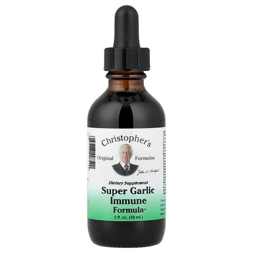 <img alt="Christophers Original Formulas, Super Garlic Immune Formula, 2 fl oz (59 ml)" title="Christophers Original Formulas, Super Garlic Immune Formula, 2 fl oz (59 ml),084783498520"