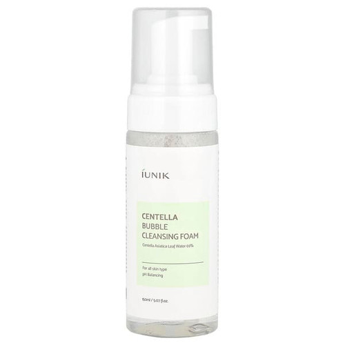 <img alt="iUNIK, Centella Bubble Cleansing Foam, 5.07 fl oz (150 ml)" title="iUNIK, Centella Bubble Cleansing Foam, 5.07 fl oz (150 ml),8809728080064"