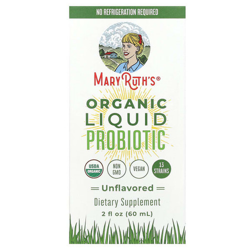 <img alt="MaryRuths, Organic Liquid Probiotic, Unflavored, 2 fl oz (60 ml)" title="MaryRuths, Organic Liquid Probiotic, Unflavored, 2 fl oz (60 ml),856645008310"
