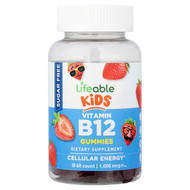 <img alt="Lifeable, Kids, Vitamin B12 Gummies, Sugar Free, Natural Strawberry, 1,000 mcg, 60 Gummies (500 mcg per Gummy)" title="Lifeable, Kids, Vitamin B12 Gummies, Sugar Free, Natural Strawberry, 1,000 mcg, 60 Gummies (500 mcg per Gummy),810102730763"