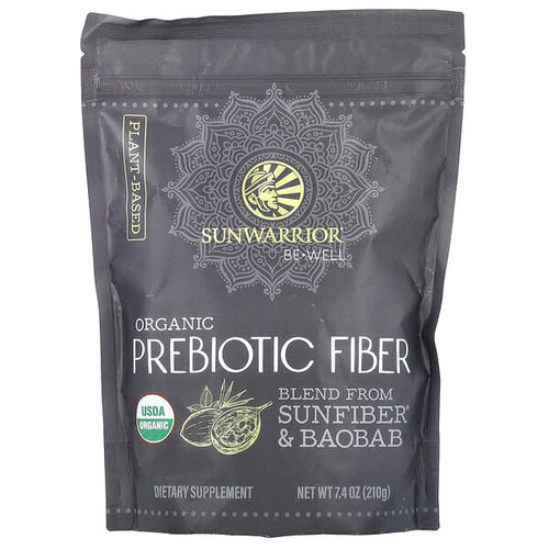 <img alt="Sunwarrior, Organic Prebiotic Fiber, 7.4 oz (210 g)" title="Sunwarrior, Organic Prebiotic Fiber, 7.4 oz (210 g),810100920883"