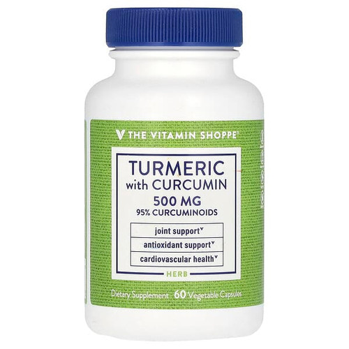 <img alt="The Vitamin Shoppe, Turmeric With Curcumin, 500 mg, 60 Vegetable Capsules" title="The Vitamin Shoppe, Turmeric With Curcumin, 500 mg, 60 Vegetable Capsules,766536027415"
