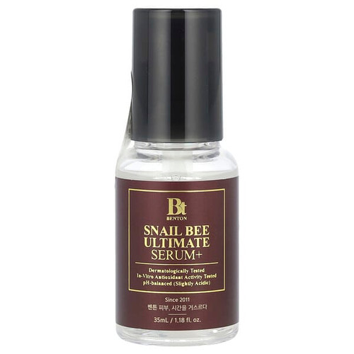 <img alt="Benton, Snail Bee Ultimate Serum +, 1.18 fl oz (35 ml)" title="Benton, Snail Bee Ultimate Serum +, 1.18 fl oz (35 ml),8809566991836"