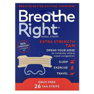 <img alt="Breathe Right, Nasal Strips, Tan, 26 Strips" title="Breathe Right, Nasal Strips, Tan, 26 Strips,810071800023"