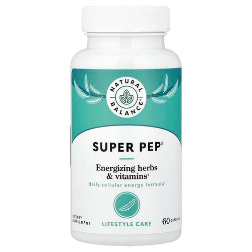 <img alt="Natural Balance, Super Pep, Energizing Herbs & Vitamins, 60 Capsules" title="Natural Balance, Super Pep, Energizing Herbs & Vitamins, 60 Capsules,047868105607"