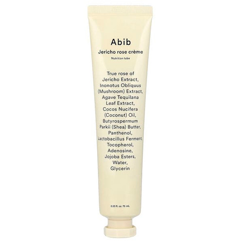 <img alt="Abib, Jericho Rose Creme, Nutrition Tube, 2.53 fl oz (75 ml)" title="Abib, Jericho Rose Creme, Nutrition Tube, 2.53 fl oz (75 ml),8809738603406"