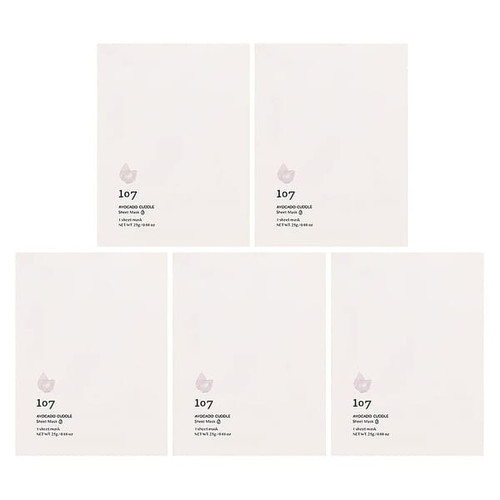 <img alt="107 Beauty, Avocado Cuddle, Beauty Sheet Masks, 5 Sheets, 0.88 oz (25 g) Each" title="107 Beauty, Avocado Cuddle, Beauty Sheet Masks, 5 Sheets, 0.88 oz (25 g) Each,8809433340668"