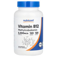 <img alt="Nutricost, Vitamin B12, 5,000 mcg, 120 Capsules" title="Nutricost, Vitamin B12, 5,000 mcg, 120 Capsules,810014678504"