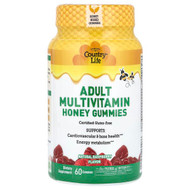 <img alt="Country Life, Adult Multivitamin Honey Gummies, Natural Raspberry, 60 Gummies" title="Country Life, Adult Multivitamin Honey Gummies, Natural Raspberry, 60 Gummies,015794060086"