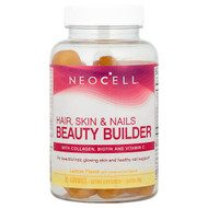 <img alt="NeoCell, Hair, Skin & Nails Beauty Builder Gummies, Lemon, 60 Gummies" title="NeoCell, Hair, Skin & Nails Beauty Builder Gummies, Lemon, 60 Gummies,016185132665"