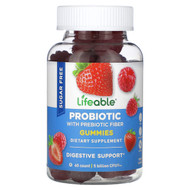 <img alt="Lifeable, Probiotic with Prebiotic Fiber Gummies, Sugar Free, Berry, 60 Gummies" title="Lifeable, Probiotic with Prebiotic Fiber Gummies, Sugar Free, Berry, 60 Gummies,850023062048"