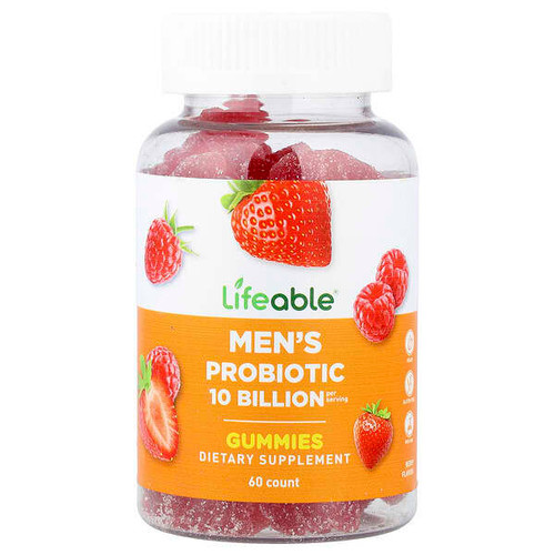 <img alt="Lifeable, Mens Probiotic Gummies, Berry, 60 Gummies (5 Billion per Gummy)" title="Lifeable, Mens Probiotic Gummies, Berry, 60 Gummies (5 Billion per Gummy),810102730312"