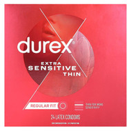 <img alt="Durex, Extra Sensitive Thin, Regular Fit , 24 Latex Condoms" title="Durex, Extra Sensitive Thin, Regular Fit , 24 Latex Condoms,302340241007"