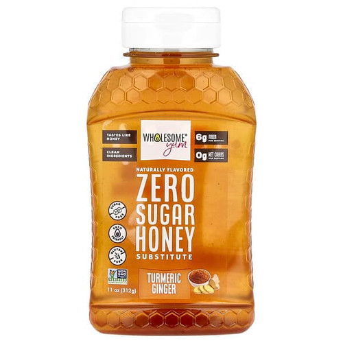 <img alt="Wholesome Yum, Zero Sugar Honey Substitute, Turmeric Ginger, 11 oz (312 g)" title="Wholesome Yum, Zero Sugar Honey Substitute, Turmeric Ginger, 11 oz (312 g),850013189403"