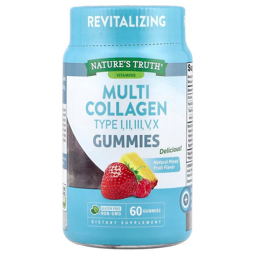 <img alt="Natures Truth, Multi Collagen Gummies, Natural Mixed Fruit, 60 Gummies" title="Natures Truth, Multi Collagen Gummies, Natural Mixed Fruit, 60 Gummies,840093121592"