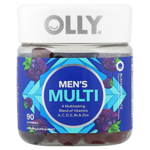<img alt="OLLY, Mens Multi Gummies, Blackberry Blitz, 90 Gummies" title="OLLY, Mens Multi Gummies, Blackberry Blitz, 90 Gummies,858158005022"