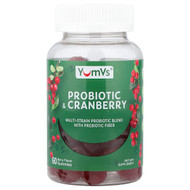<img alt="YumVs, Probiotic Cranberry Gummies, Berry, 60 Gummies" title="YumVs, Probiotic Cranberry Gummies, Berry, 60 Gummies,810048614615"