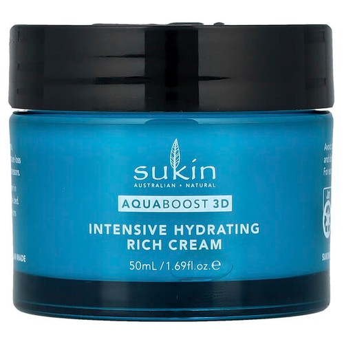 <img alt="Sukin, AquaBoost 3D, Hyaluronic Acid Rich Night Cream, 1.69 fl oz (50 ml)" title="Sukin, AquaBoost 3D, Hyaluronic Acid Rich Night Cream, 1.69 fl oz (50 ml),9327693011689"