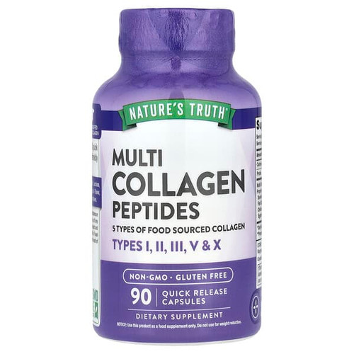 <img alt="Natures Truth, Multi Collagen Peptides, 90 Quick Release Capsules (500 mg per Capsule)" title="Natures Truth, Multi Collagen Peptides, 90 Quick Release Capsules (500 mg per Capsule),840093113467"