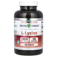 <img alt="Amazing Nutrition, Amazing Formulas, L-Lysine, 1,000 mg, 180 Tablets" title="Amazing Nutrition, Amazing Formulas, L-Lysine, 1,000 mg, 180 Tablets,810180020947"