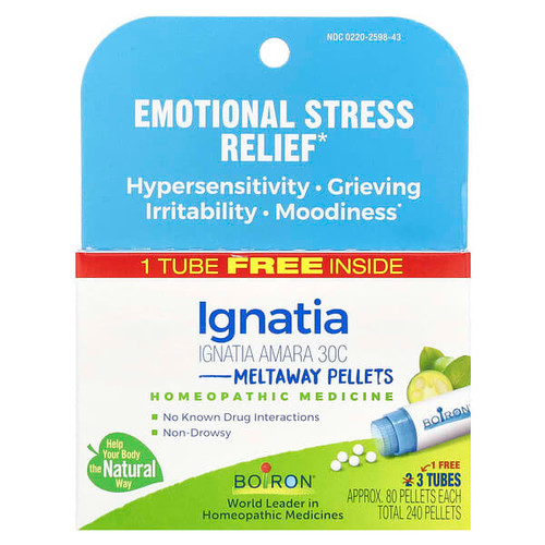 <img alt="Boiron, Ignatia Amara, Meltaway Pellets, 30C,  3 Tubes, 80 Pellets Each" title="Boiron, Ignatia Amara, Meltaway Pellets, 30C,  3 Tubes, 80 Pellets Each,306969259849"