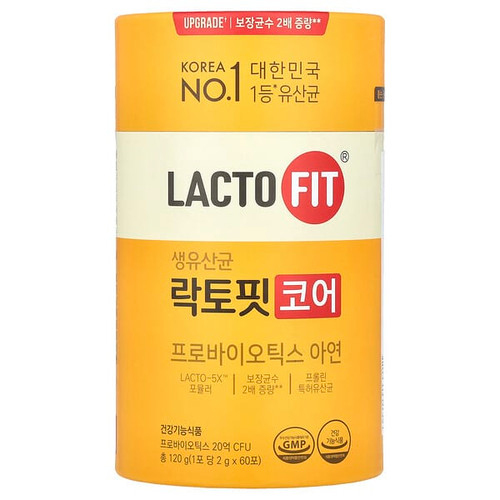 <img alt="Lactofit, Probiotic, Core, 60 Sticks, (2 g) Each" title="Lactofit, Probiotic, Core, 60 Sticks, (2 g) Each,8805915681014"