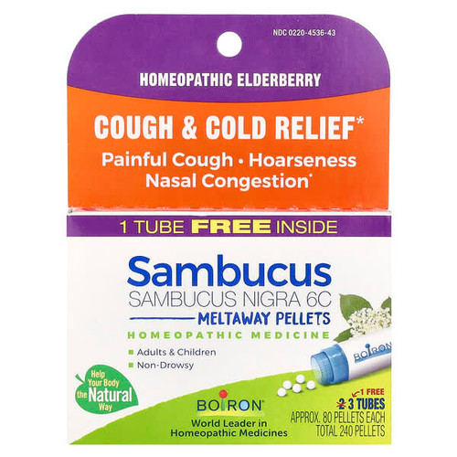 <img alt="Boiron, Sambucus, Meltaway Pellets, 6C, 3 Tubes, Approx. 80 Pellets Each" title="Boiron, Sambucus, Meltaway Pellets, 6C, 3 Tubes, Approx. 80 Pellets Each,306969453643"