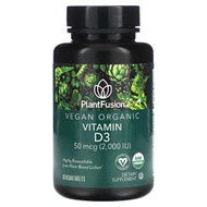 <img alt="PlantFusion, Vitamin D3, 50 mcg (2,000 IU), 60 Vegan Tablets" title="PlantFusion, Vitamin D3, 50 mcg (2,000 IU), 60 Vegan Tablets,840052400553"