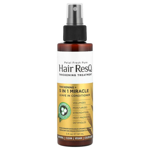 <img alt="Petal Fresh, Hair ResQ, Thickening + 5 in 1 Miracle Leave in Conditioner , 5 fl oz (147 ml)" title="Petal Fresh, Hair ResQ, Thickening + 5 in 1 Miracle Leave in Conditioner , 5 fl oz (147 ml),713708417093"