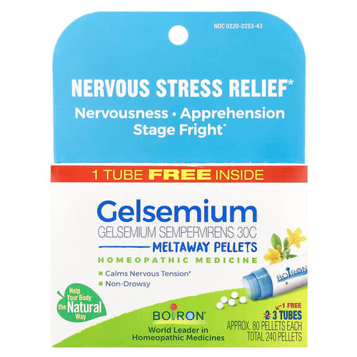 <img alt="Boiron, Gelsemium, Meltaway Pellets, 30C, 3 Tubes, Approx. 80 Pellets Each" title="Boiron, Gelsemium, Meltaway Pellets, 30C, 3 Tubes, Approx. 80 Pellets Each,306969225349"